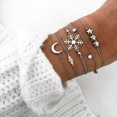 Boho Jewelry Bracelets & Bangles for Women Bohemian Vintage Bead Bracelets Set For Women Fashion Multilayer Accessories Bijoux
